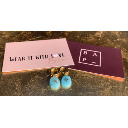 Edelstalen oorringen