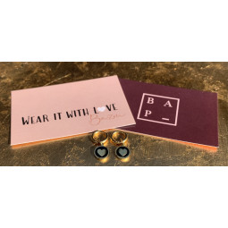 Edelstalen oorringen