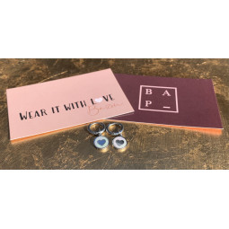 Edelstalen oorringen